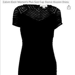 CK Black illusion dress